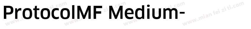 ProtocolMF Medium字体转换